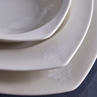 Karaca Deren Cream 60 Parça Yemek Takımı