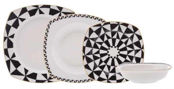 Karaca Triad 24 Parça Yemek Takımı