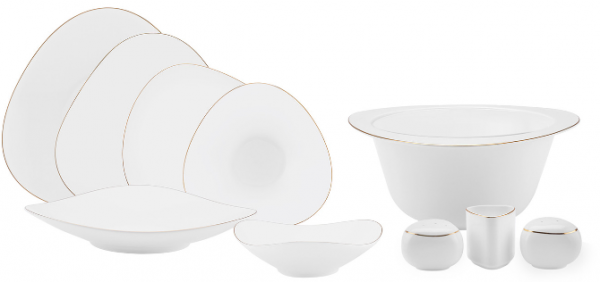 Karaca Fine Pearl Trio 62 Parça Yemek Takımı