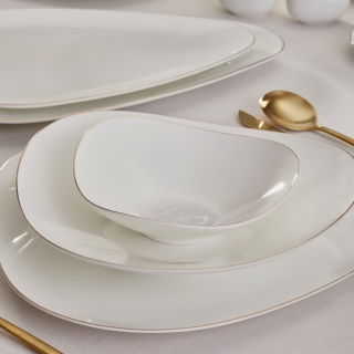 Karaca Fine Pearl Trio 62 Parça Yemek Takımı