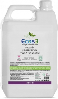 Ecos3 Organik Hipoalerjenik Yüzey Temizleyici 5 lt