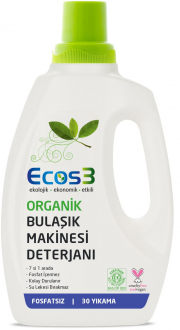 Ecos3 Organik Vegan Sıvı Bulaşık Makinesi Deterjanı 30 Yıkama