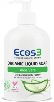 ECOS3 Aloe Vera Organik Sıvı Sabun 500 ml