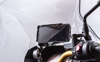 Savage BMW Kablosuz Şarj Özellikli Motosiklet Telefon Tutucu