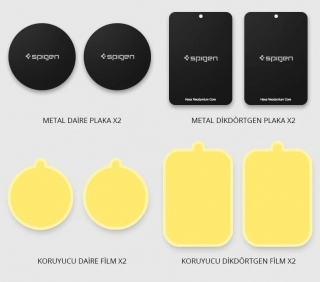 Spigen Kuel A210 MP-4P Manyetik Araç Tutucu Panel