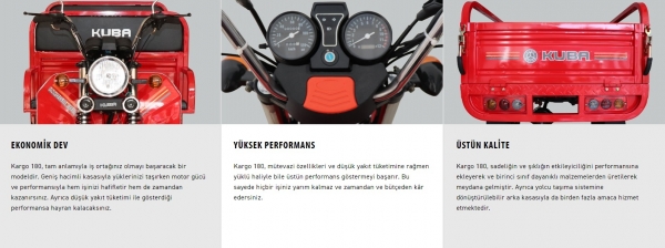 Kuba Kargo 180 Triportör