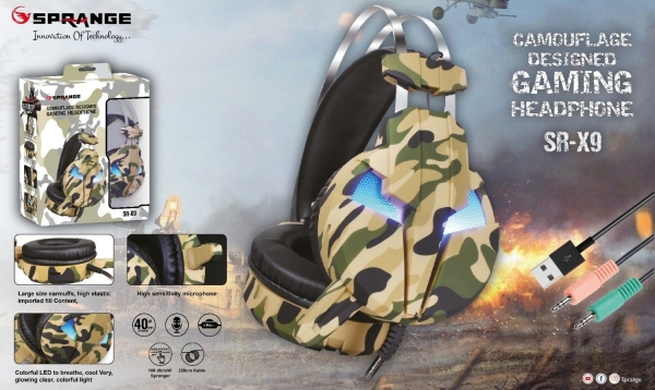 Sprange SR-X9 Kablolu Kulaklık