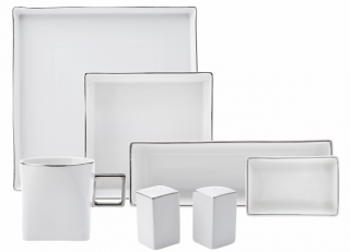 Karaca Silver Square 20 Parça Kahvaltı Takımı