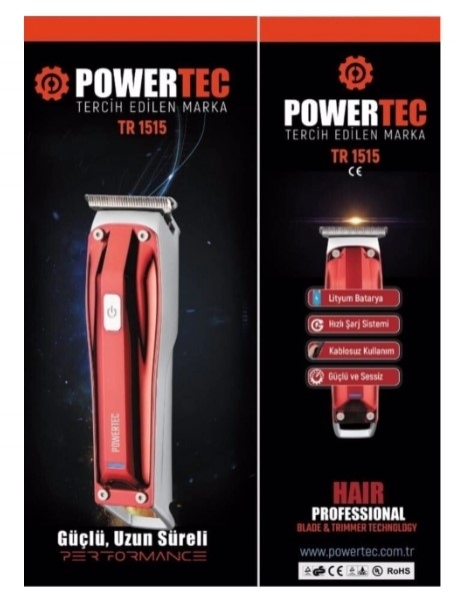 Powertec TR-1515 Sakal Kesme Makinesi