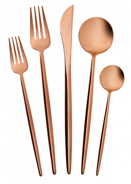 Karaca Jupiter Shiny Rosegold Kutulu 60 Parça Çatal Kaşık Bıçak Takımı