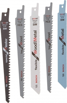 Bosch 5 Parça Yedek Testere Bıçağı