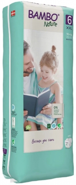 Bambo Nature 6 Beden 40 Adet Bebek Bezi
