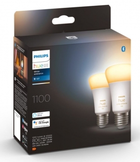 Philips Hue WA 8-75W Beyaz Akıllı Ampul 2'li