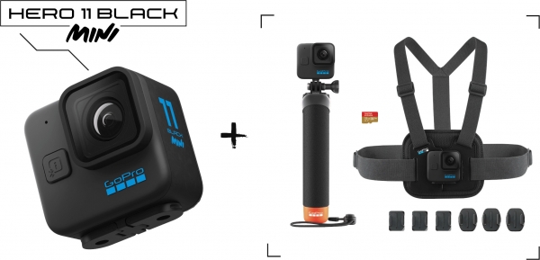 GoPro HERO 11 Black Mini Creator Edition Aksiyon Kamera (Kamera + Tripod)