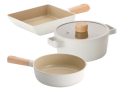 Neoflam Fika Mini 4 Parça Tencere ve Tava Seti resim