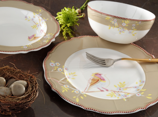 Aryıldız Bone Raund 30046P 84 Parça Yemek Takımı
