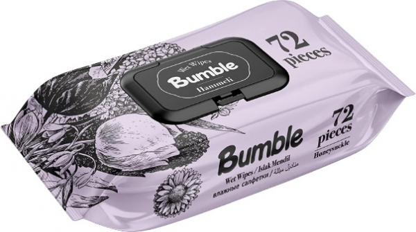 Bumble Hanımeli Islak Mendil (72 Yaprak)