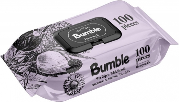Bumble Hanımeli Islak Mendil (100 Yaprak)