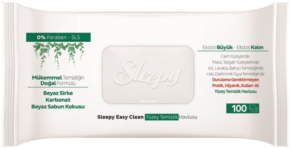 Sleepy Easy Clean Yüzey Temizlik Havlusu