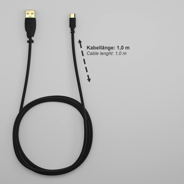 KabelDirekt 412 Şarj Kablosu (1 m)