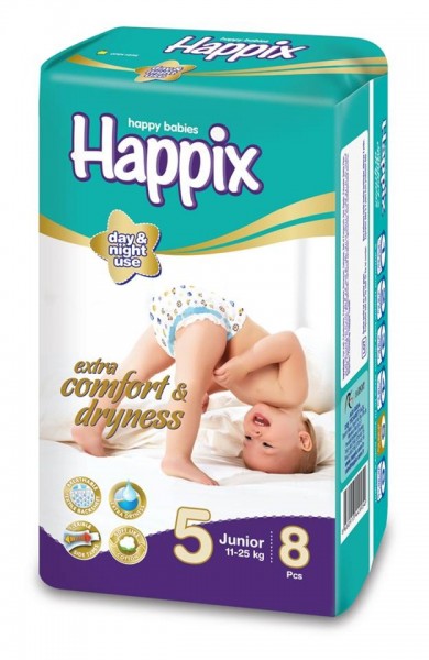 Happix 5 Beden Bebek Bezi