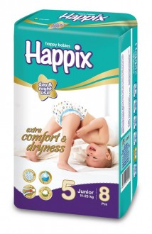 Happix 5 Beden Bebek Bezi
