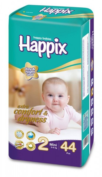 Happix 2 Beden Bebek Bezi