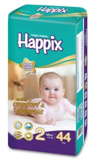 Happix 2 Beden Bebek Bezi