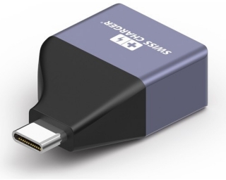 Swiss Charger 30051 USB Type-C to VGA Dönüştürücü