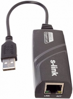 S-link SL-U220 USB 2.0 to Gigabit Ethernet Dönüştürücü