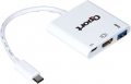 Qport Q-TH03 Type-C to HDMI USB 3.0 Type-C resim