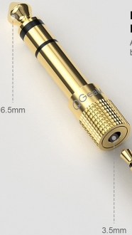 QGeeM QG-AU10 3.5mm AUX to 6.5mm AUX Dönüştürücü