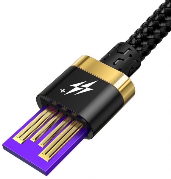 Baseus Purple Gold Red Şarj Kablosu