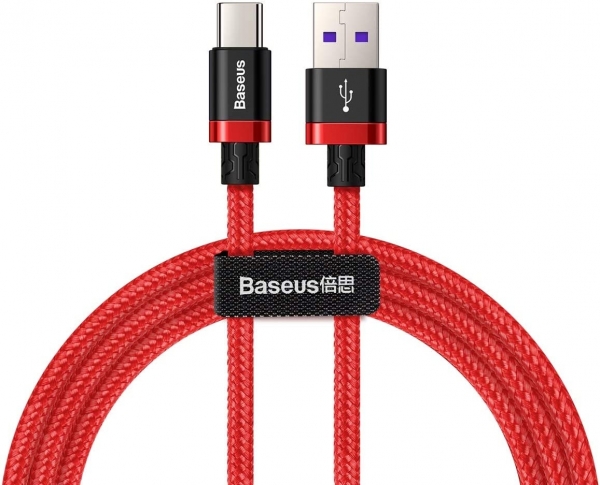 Baseus Purple Gold Red Şarj Kablosu