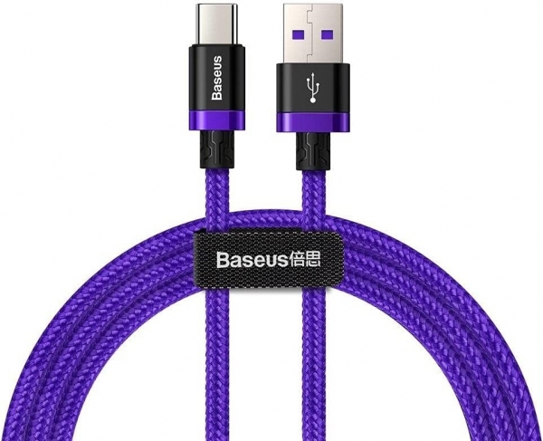 Baseus Purple Gold Red Şarj Kablosu