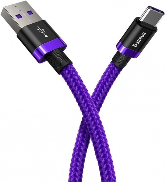 Baseus Purple Gold Red Şarj Kablosu