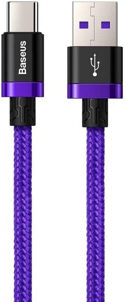 Baseus Purple Gold Red Şarj Kablosu