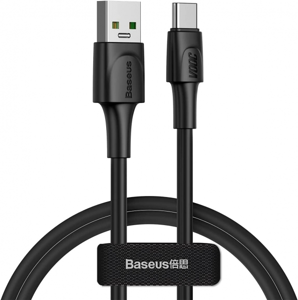 Baseus White Series VOOC Şarj Kablosu (1 m)