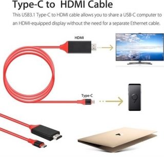 Alfais 4330 USB Type-C 3.1 to HDMI Dönüştürücü