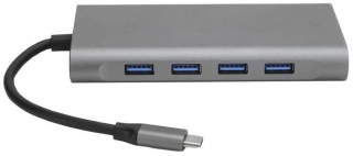 Daytona FC31 USB Type-C to USB 3.0 HDMI VGA RJ45 PD AUX SD TF Dönüştürücü