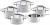 Fissler Bonn 9 Parça Çelik Tencere ve Tava Seti