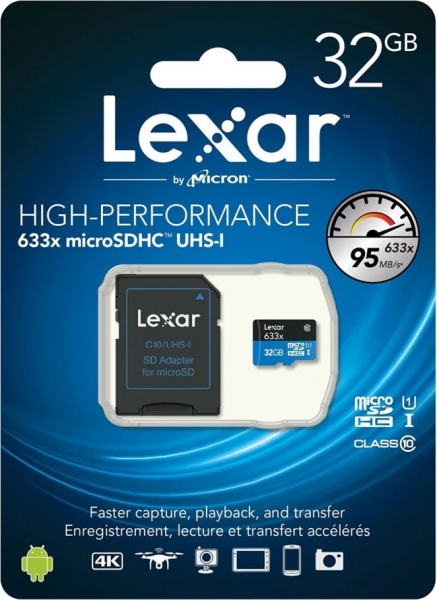 Lexar High-Performance 633x microSD (32 GB)