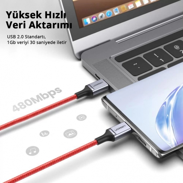 Ugreen 60186 Şarj Kablosu
