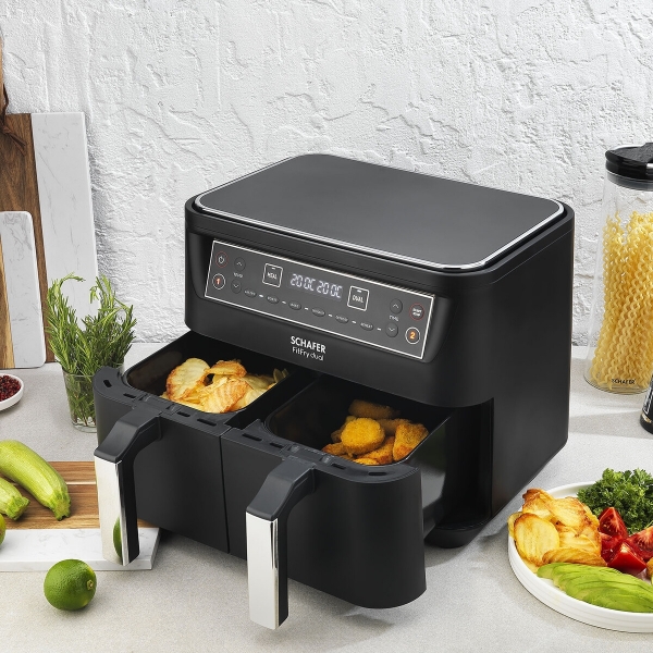 Schafer Fit Fry Dual Dijital Air Fryer Fritöz
