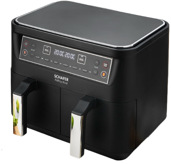 Schafer Fit Fry Dual Dijital Air Fryer Fritöz