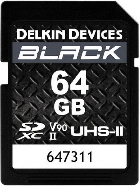 Delkin Devices Black UHS-II V90 SD (64 GB)