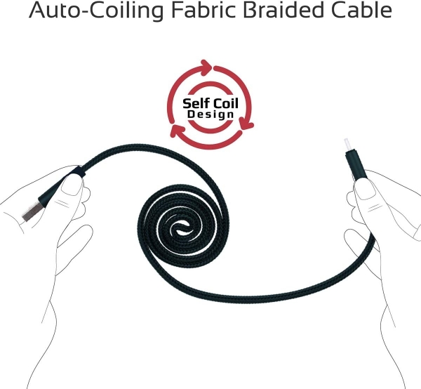 Promate Coiline-C Şarj Kablosu