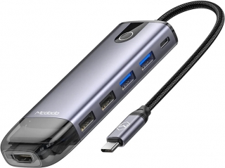 Mcdodo Type-C to Gigabit LAN HDMI VGA USB 3.0 SD TF PD Dönüştürücü
