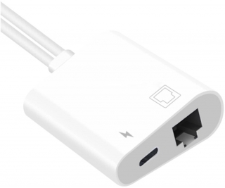 Powermaster Lightning Type-C to Ethernet Lightning Dönüştürücü