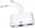 Powermaster Lightning Type-C to Lightninng Ethernet USB-A Dönüştürücü